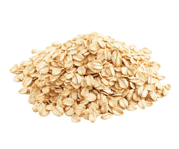 A pile of oat grains.